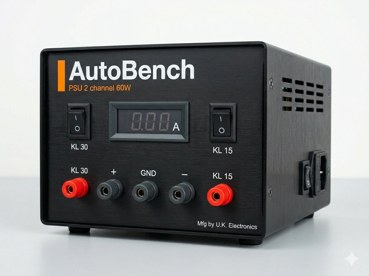 AutoBench PSU 2-Channel 60W by U.K. Electronics